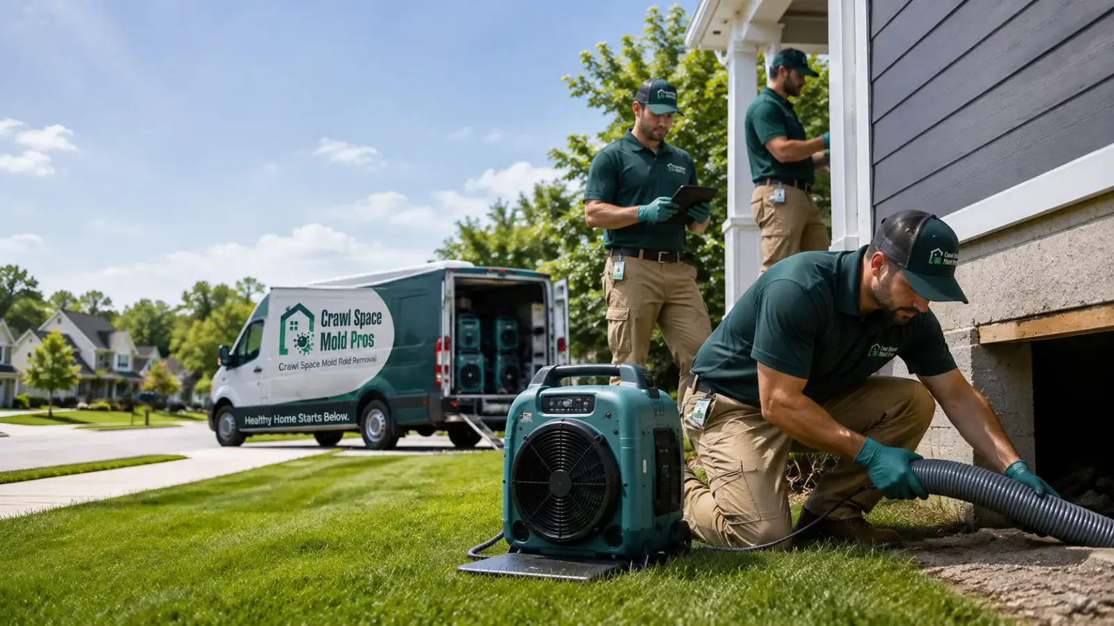 Crawl Space Mold Removal in Brookeville, MD